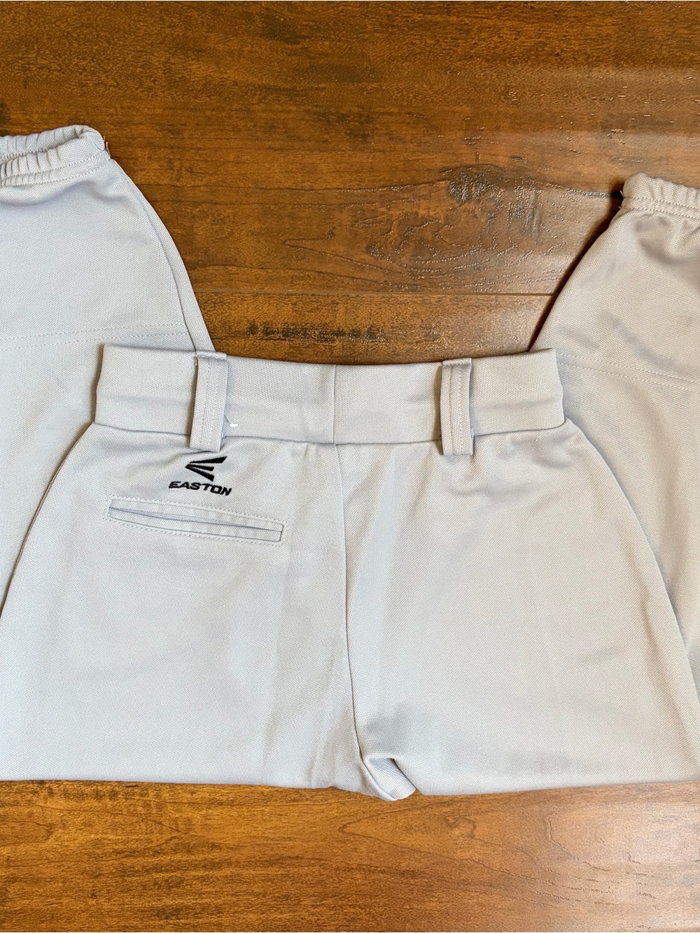Boys Grey Easton Baseball Pants
